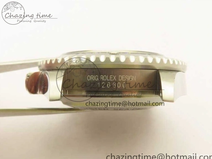 0128 Sea-Dweller 2017 Baselworld 126600 3EF 1:1 Best Edition Black Dial on SS Bracelet A3235 Clone SmoothTexture 2487